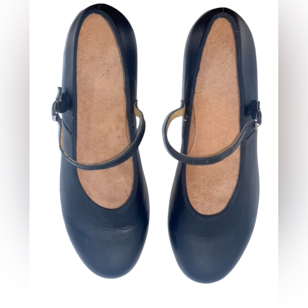 Bloch black Mary Jane techno tap shoes. Size 10 GUC - Picture 8 of 12